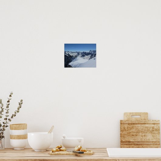 Poster Alps Chamonix (Keuken)