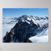 Poster Alps Chamonix (Voorkant)
