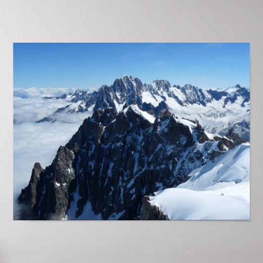 Poster Alps Chamonix (Voorkant)
