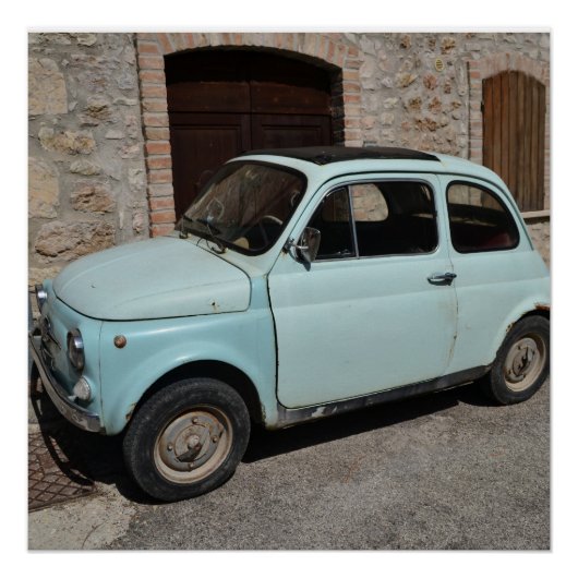 Poster Alter Fiat 500 - Fotografie (Voorkant)