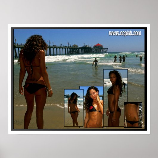 POSTER - Amanda in Huntington Beach (Voorkant)