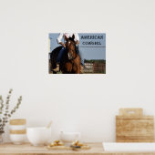 poster "American Cowgirl" (Keuken)