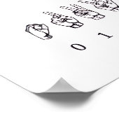 Poster American Sign Language Alfabet Nummers (Hoek)