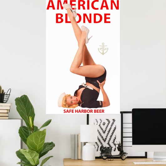 POSTER AMERIKAN BLONDE (Thuiskantoor)