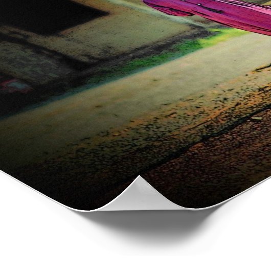 Poster Amish Girl (Hoek)