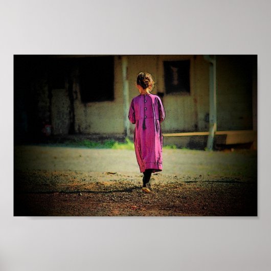 Poster Amish Girl (Voorkant)
