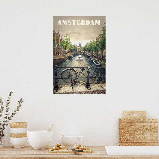 Poster Amsterdam (Keuken)