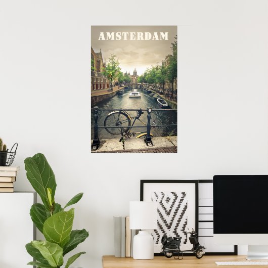 Poster Amsterdam (Thuiskantoor)