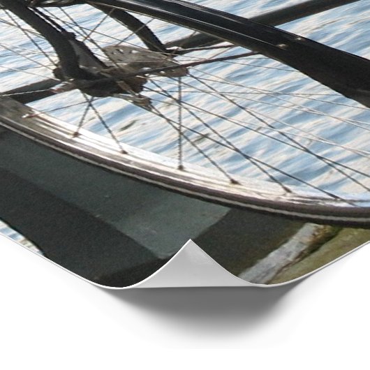 Poster Amsterdam fietsen (Hoek)