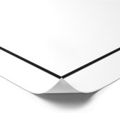 Poster Amsterdam minimalistische kaart (stijl 2) (Hoek)