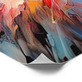 Poster Angelic Spectrum Heldere losse geschilderde (Hoek)