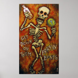 poster Angry Johnn: "Ga naar hun Prayin Botten"