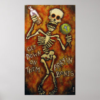 poster Angry Johnn: "Ga naar hun Prayin Botten"