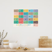Poster Animalfabet (Keuken)