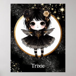 POSTER   Anime Meisjes Goth Lief Kawaii