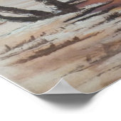 Poster Ann Hayes Painting Winter Scene (Hoek)