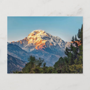 Poster Annapurna sunset Briefkaart