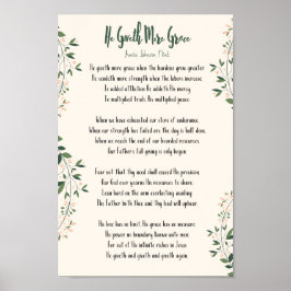 Poster Annie Johnson Flint - Hij geeft meer eer