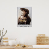 Poster Annie Oakley (kleur), politiebureau Gazette (Keuken)