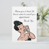 poster annuleringsbeleid 24 uur bedankkaart (Staand voorkant)