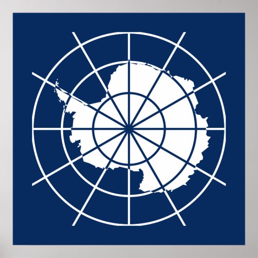 Poster Antarctisch Verdragsstelsel (Voorkant)