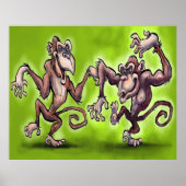 Poster apen (Voorkant)