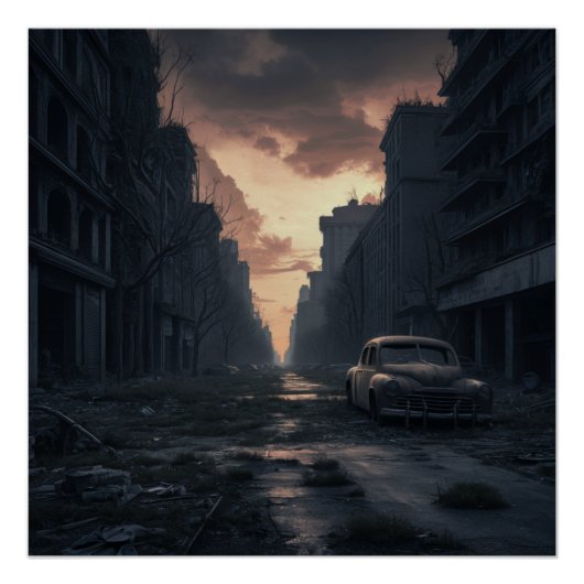 Poster Apocalypse Auto 02 (Voorkant)