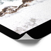 Poster aquarelle phare tempête Bretagne île (Hoek)