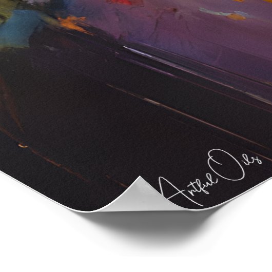 Poster | ara | Olieverfstijl (Hoek)