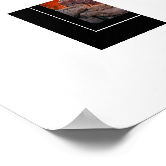 Poster Arch Rock Utah (Hoek)