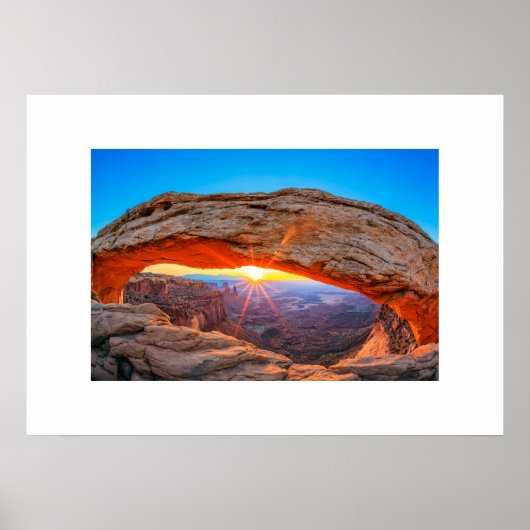 Poster Arch Rock Utah (Voorkant)