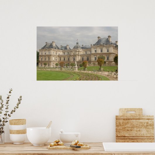 Poster Architectuur Parijs-Versailles (Keuken)