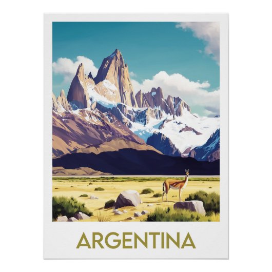 Poster Argentina (Voorkant)
