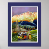 Poster  Art ABRUZZO Italië 2 (Voorkant)