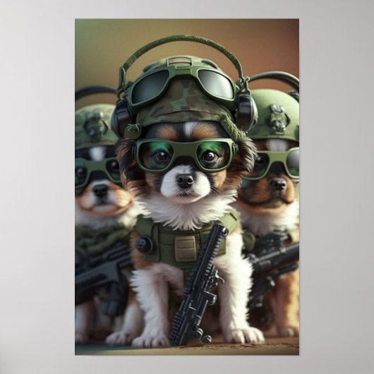 Poster Art Army Dogs (Voorkant)