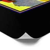 Poster  Art August Macke Algiers Market (Hoek)