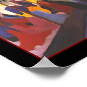 Poster  Art August Macke Mode store (Hoek)