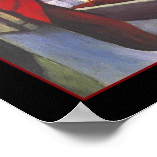 Poster  Art August Macke Pet Store (Hoek)