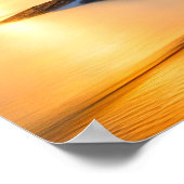 Poster Art Beach Sunset (Hoek)