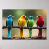 Poster Art Birds (Voorkant)