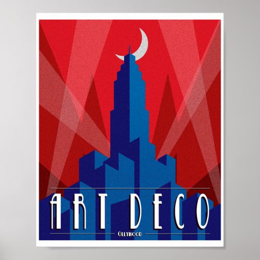 Poster - Art Deco Ollywood (Voorkant)