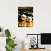 Poster Art Golf's Finest (Thuiskantoor)