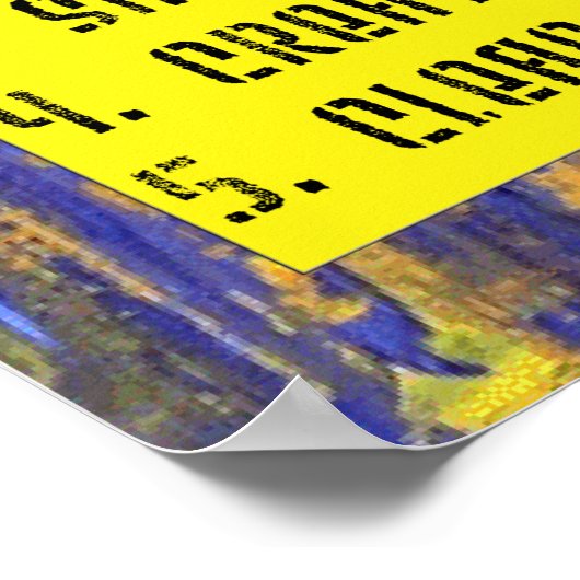 POSTER ART KLASSE REGELS (Hoek)