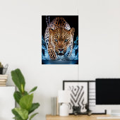 Poster Art Leopard (Thuiskantoor)