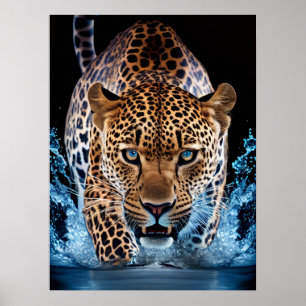 Poster Art Leopard