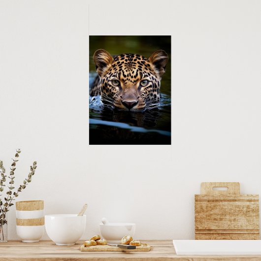 Poster Art Leopard (Keuken)