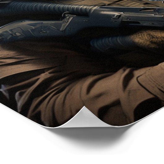 Poster Art Military Cats (Hoek)