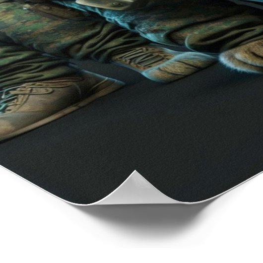 Poster Art Military Cats (Hoek)