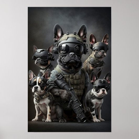 Poster Art Military Dogs (Voorkant)
