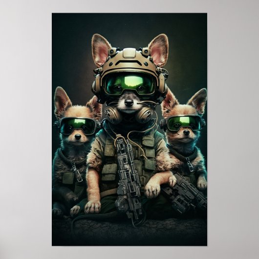 Poster Art Military Dogs (Voorkant)